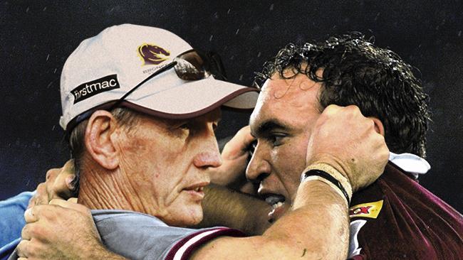 There is little love lost between (L-R) Wayne Bennett and Gorden Tallis.