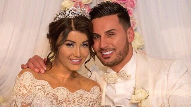 Salim Mehajer on his wedding day with bride Aysha.
