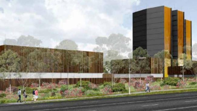 One building in a proposed residential development will have no openable windows because of its proximity to WestConnex smoke stacks.