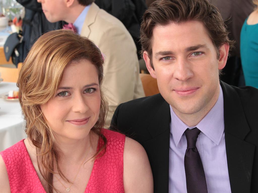 Fischer starred alongside John Krasinski in The Office. Picture: Chris Haston/NBC/NBCU Photo Bank via Getty Images