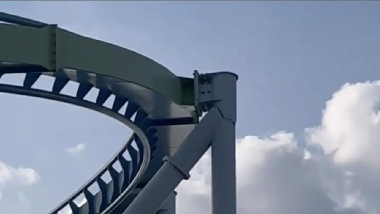 Amusement park shuts down rollercoaster after social media user discovers crack in the ride news.au — Australias leading news site