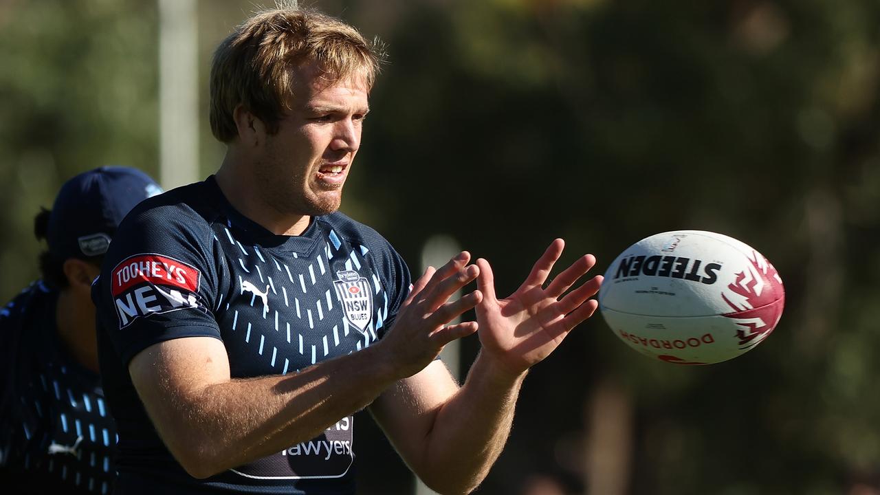 Jake Trbojevic will bolsters the Blues’ defence in Origin II. Picture: Paul Kane/Getty Images