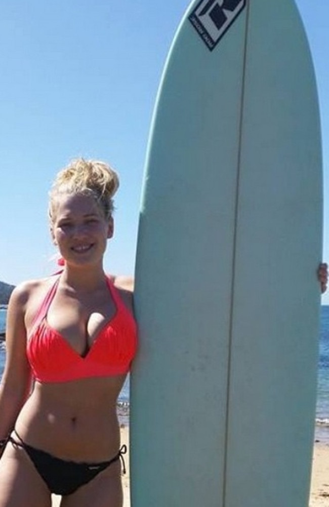 Sun and surf...Beach Christmases are Anja Nissen’s favourites. Picture: Supplied.