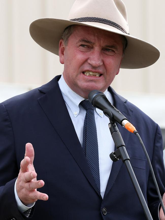 Barnaby Joyce. Picture: Andy Rogers