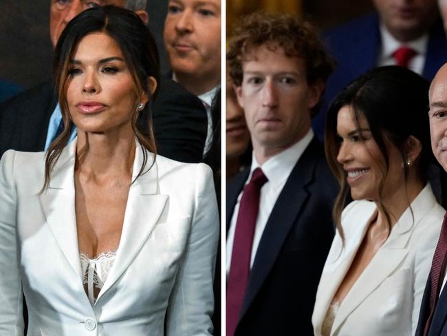 Lauren Sanchez at the inauguration.