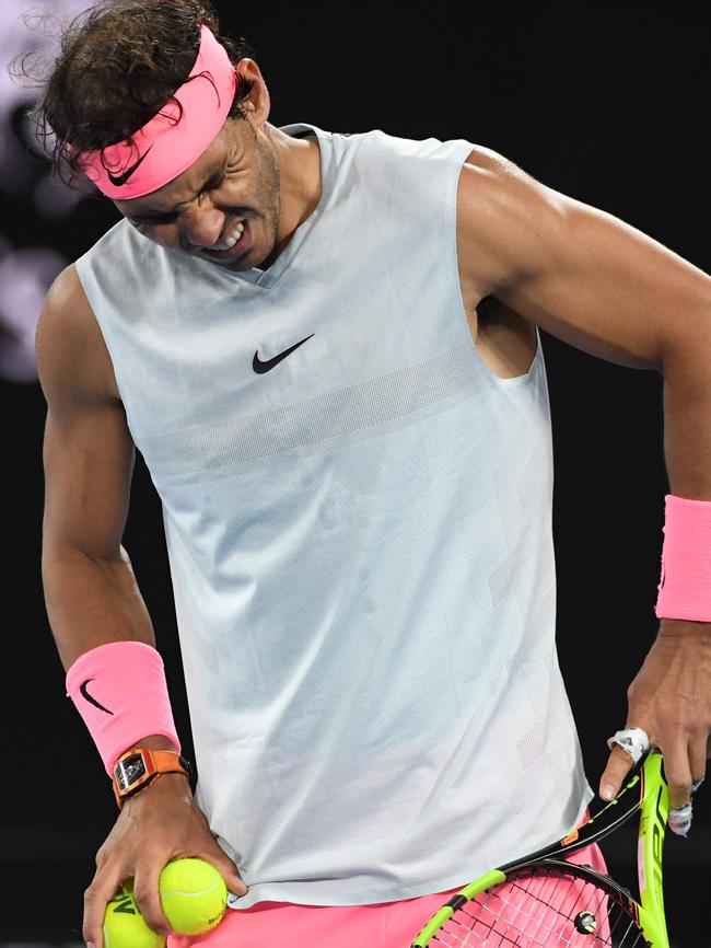 It was a tough night for Nadal.