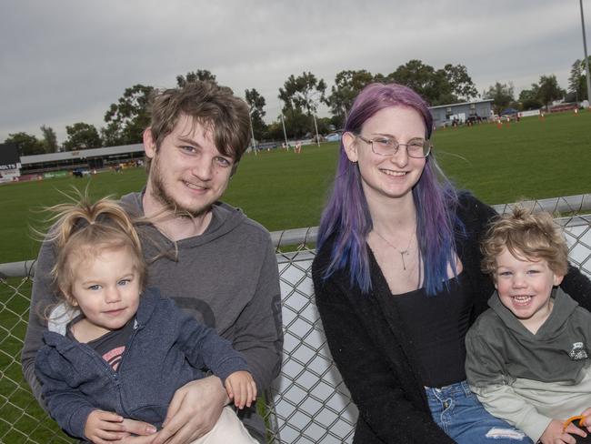 Patrick Shell, Nevaeh Shell, Hannah Shell, Zaiden Shell 2024 Swan Hill Show Picture: Noel Fisher