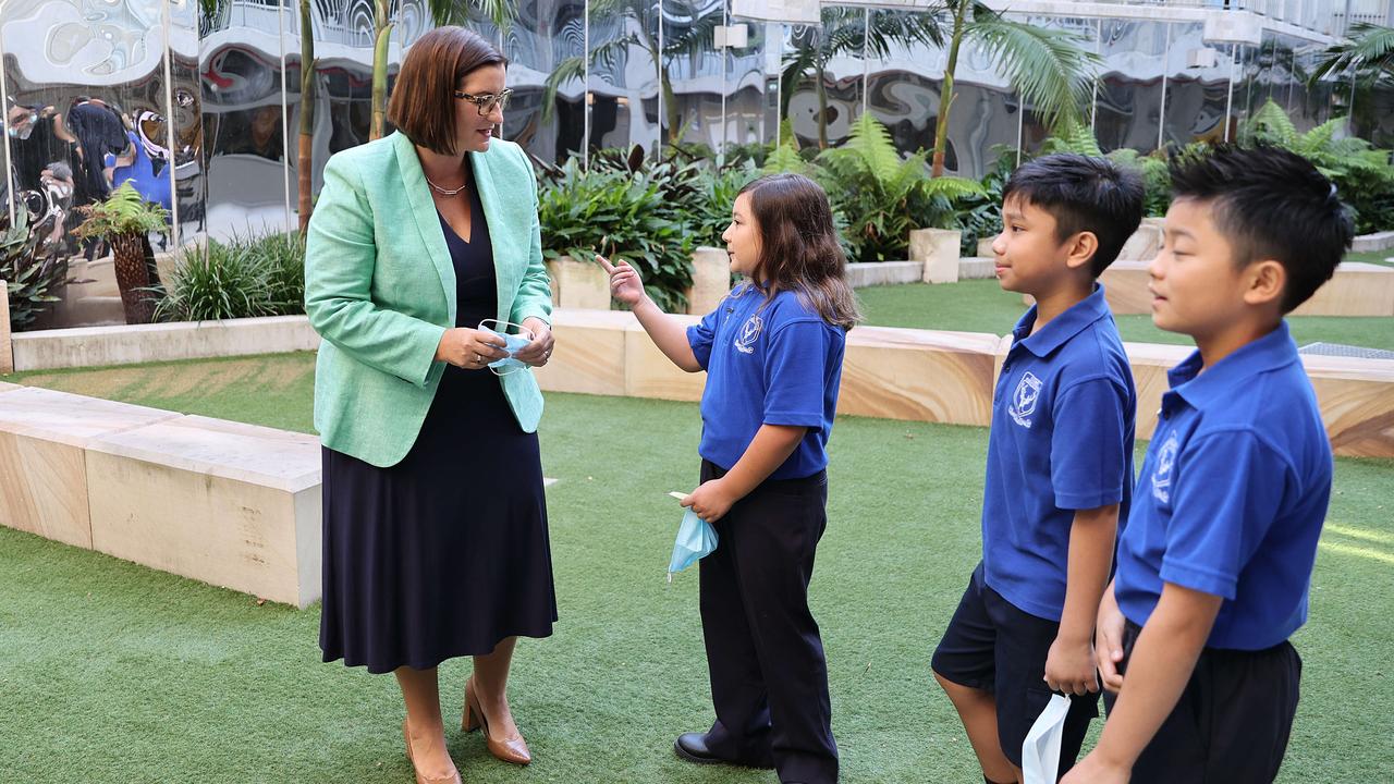 Education Minister Sarah Mitchell said the return to schools had so far been “very smooth sailing”. Picture: NCA NewsWire / Dylan Coker