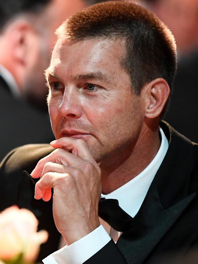 Cousins at the 2021 Brownlow Medal count. Picture: Getty