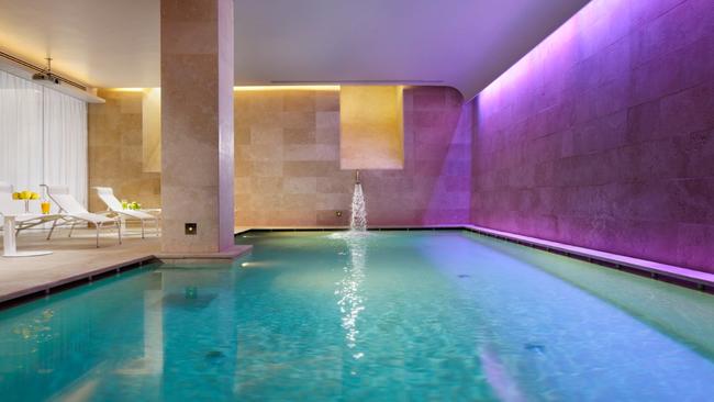 The spaAfter settling into my room, I plunge into the warm waters of the hotel’s Cashera Spa. Inspired by the nearby Baths of Diocletian, once the largest imperial baths in the ancient world, this calming wellness space features heated pools, a Turkish bath, sauna, salt rooms, chromotherapy sensory showers and much more. Twenty euro ($32) per person grants you two hours of access. For the full Roman experience try The Ritual, a special massage based on ancient fighting practices, where athletes would sprinkle their body with a substance called “ceroma”, made of oil and wax, followed by sand to reduce slipping. The mixture is removed with the strigile (a bronze spatula), leaving your skin silky smooth. Unlike the Roman warriors, it ends with a relaxing full body massage.