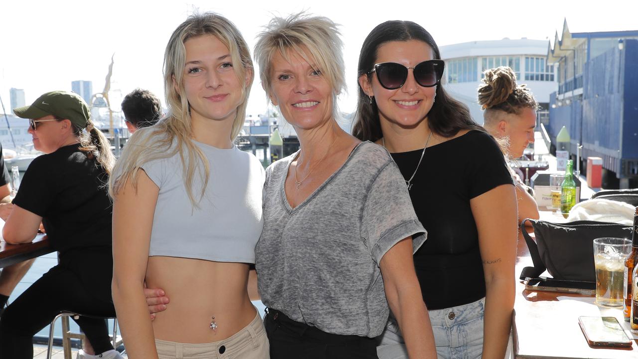 <p>McKenzie Brason, Claire Branson and Hermione Branson at the Fishermans Wharf, which is closing down today, Sunday, June 25, 2028. Photo: Regi Varghese</p>