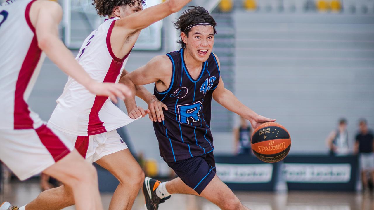 Rowville's Joel Foxwell in action at the Basketball Australia School Championships. Picture: Taylor Earnshaw