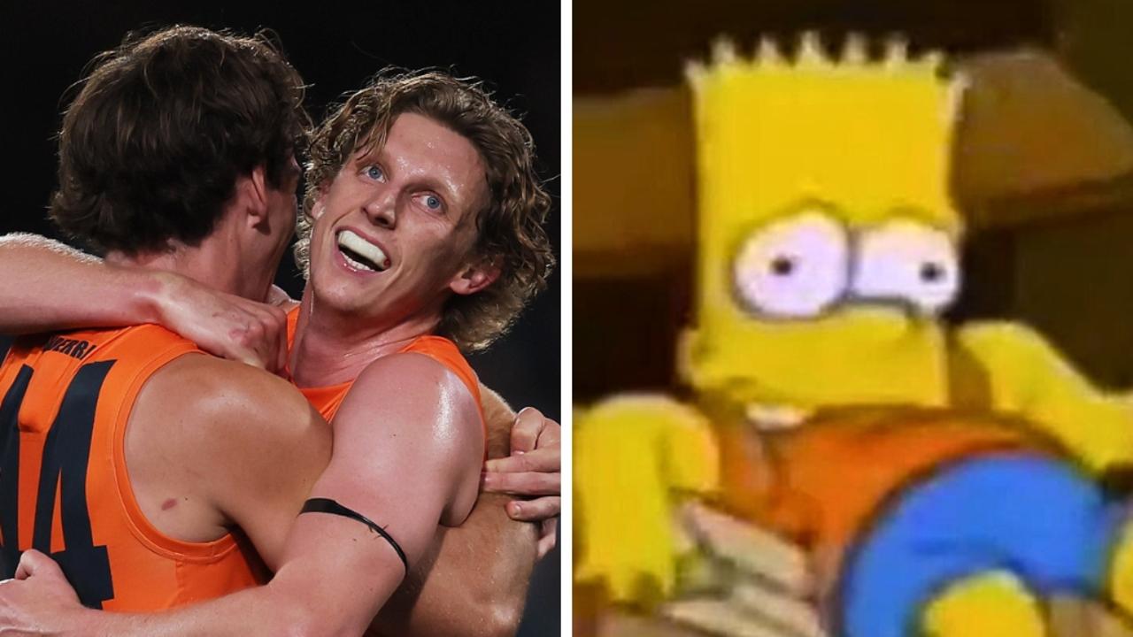 Viral gag takes AFL by storm all over again after Giants’ boilover win