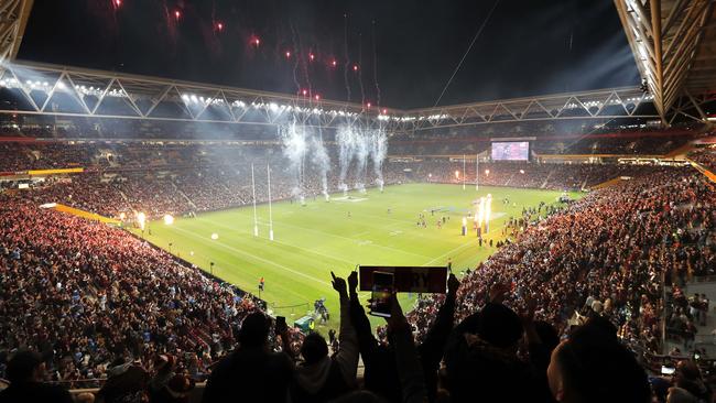 A packed Suncorp Stadium for game two of the State of Origin series.