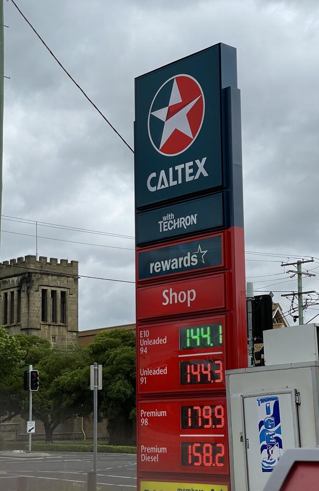 Caltex Warwick had the cheapest fuel in the state this morning (Photo: NRM)