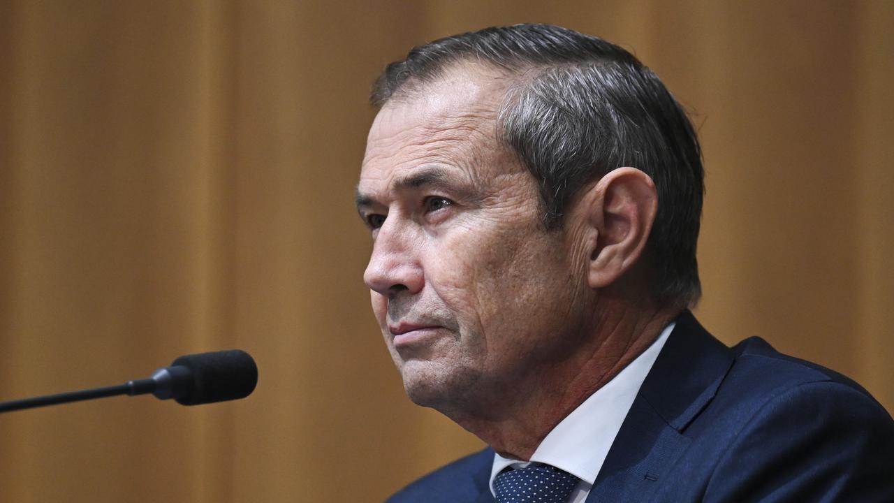 WA Premier Roger Cook announced tough new laws to crack down on knife crime on Wednesday. Picture: NCA NewsWire / Martin Ollman