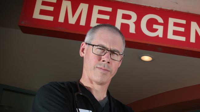 Pictured are Campbelltown Hospital Emergency Medical Director Associate Professor Richard Cracknell,