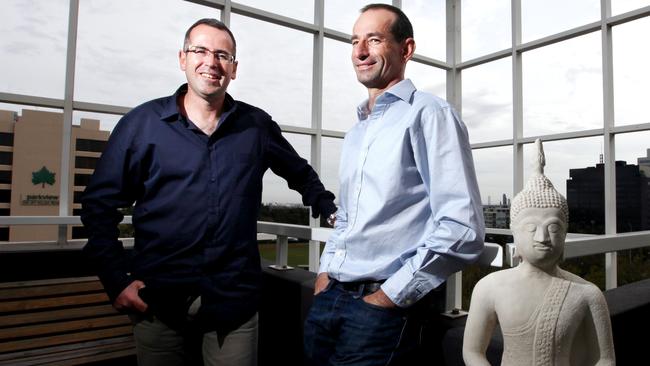 Brothers Paul Bassat and Andrew Bassat as co-founders of online employment website, Seek.com, pictured in Melbourne.