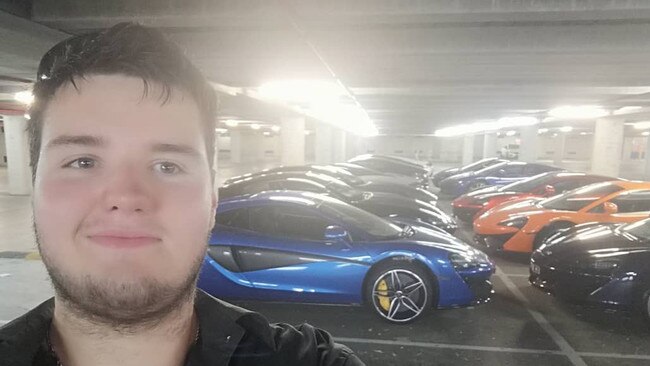 Dark web mastermind Cody Ward had two luxury cars seized by police. Picture: Instagram