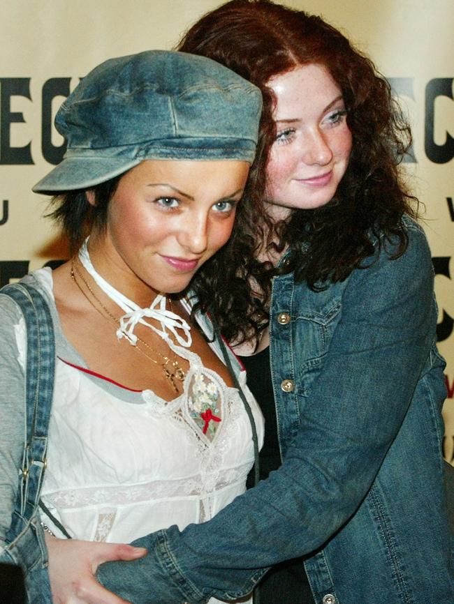 Raunchy Russians ... pop duo T.a.T.U (Yulia Volkova, left, and Lena Katina, right) represented Russia in the 2003 Eurovision song contest.