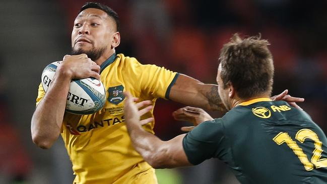 The Springboks are relieved they won’t have to face Israel Folau.