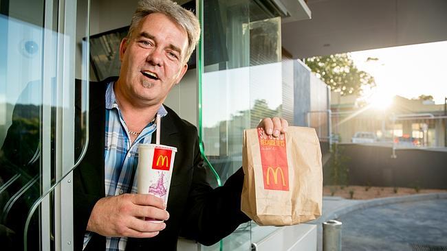 Owner James Currie at the McDonald’s outlet in Tecoma.