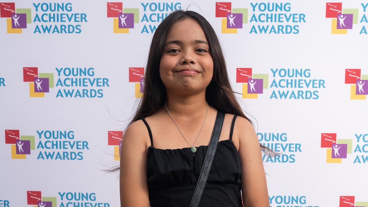 Abrielle Dellow at the NT Young Achiever Awards. Picture: Pema Tamang Pakhrin