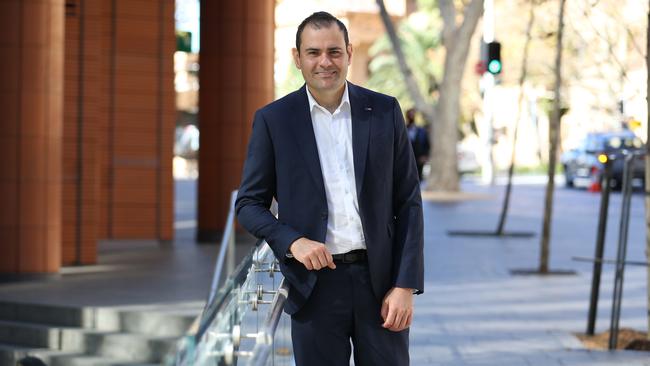 Magnis Energy chairman Frank Poullas near his offices in Sydney. Picture: Britta Campion / The Australian