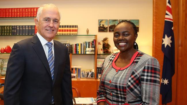 Prime Minister Malcolm Turnbull welcomed South Australian Senator Lucy Gichuhi to the Liberal Party in February.