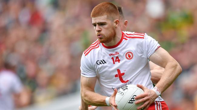 Cathal McShane in action for his Gaelic club Tyrone. Picture: Ramsey Cardy/Sportsfile via Getty Images