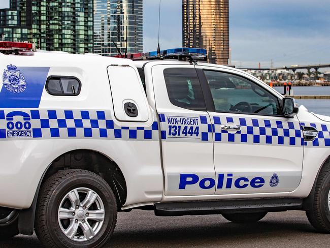 MELBOURNE, AUSTRALIA- NewsWire Photos MAY 13 2021: Victoria Police announce the rollout of 280 strong squad of new Victoria Police vehicles, Two-door Ford Ranger XLT Super Cab and Four-door Ford Ranger Crew Cab. Picture: NCA NewsWire / Sarah Matray