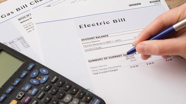 High energy bills are forcing households to cut other spending. Picture: iStock