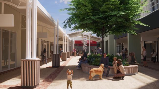 An image of how Harbour Town Premium outlets will look after its $7 million Convenience Mall upgrade.