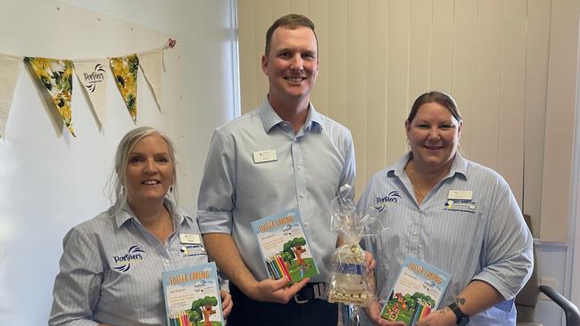 Angie Dingle, Jason Erbacher and Brenda Brown from CTC launched one of regional Queensland's biggest foster carer recruitment drives in Wondai today.