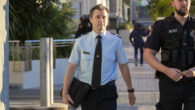 Forensic crash investigator Senior Constable Steven Cornish. (AAP Image/Glenn Hunt)