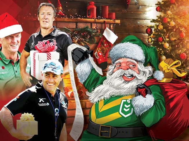 what NRL teams want for Xmas, via Paul Crawley