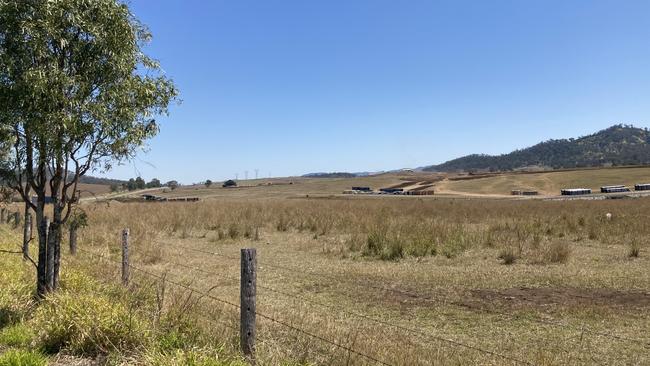 Construction of a $130 million solar farm at Woolooga on the Wide Bay Highway is well under way.