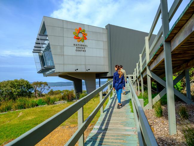 The National Anzac Centre in Albany lost part of its roof in the storm. Picture: Tourism WA