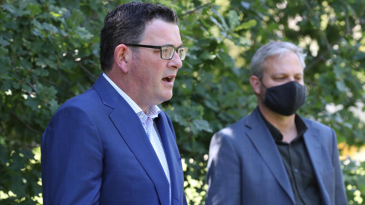 Daniel Andrews said an infected hotel worker had done nothing to breach protocols. Picture: David Crosling