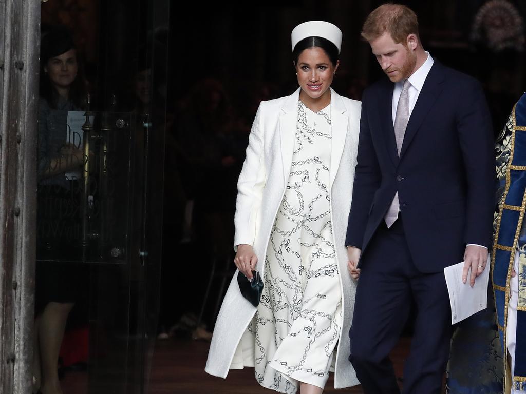 Meghan Markle is known for her expensive wardrobe. Picture: AP