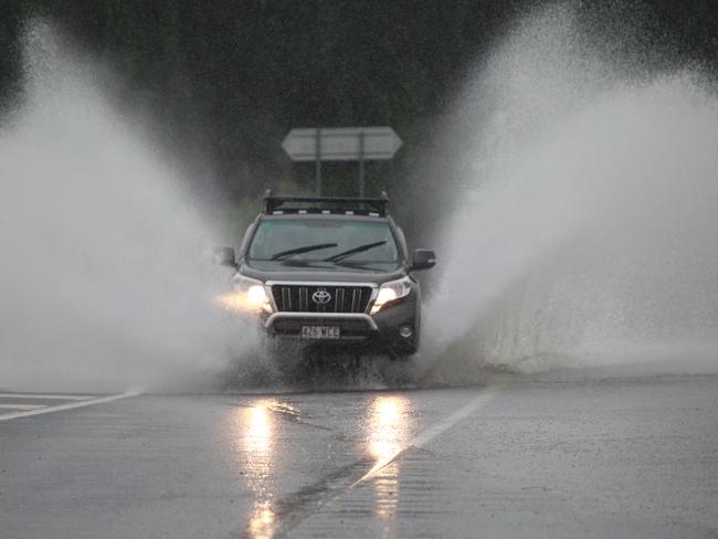 An emergency alert was issued for Gold Coast those in low-lying areas. Picture: Mike Batterham