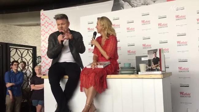 Gordon Ramsay given rock star reception in Melbourne