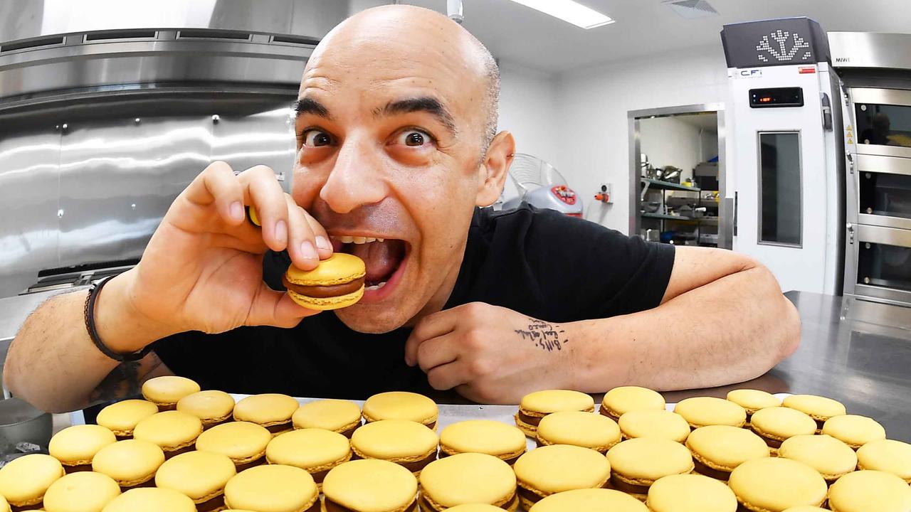 Celebrity dessert chef Adriano Zumbo has opened a patisserie at Noosaville, Zumbo Test. Picture: Patrick Woods.