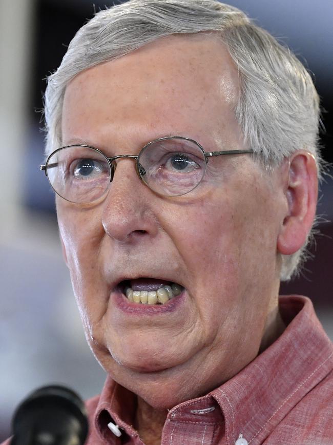 Senate Majority Leader Mitch McConnell. Picture: AP