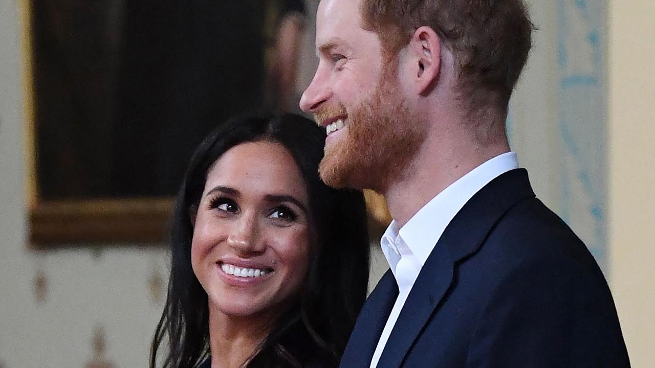 The Duchess of Sussex wasn’t safe during Gallagher’s rant either. Picture: AFP