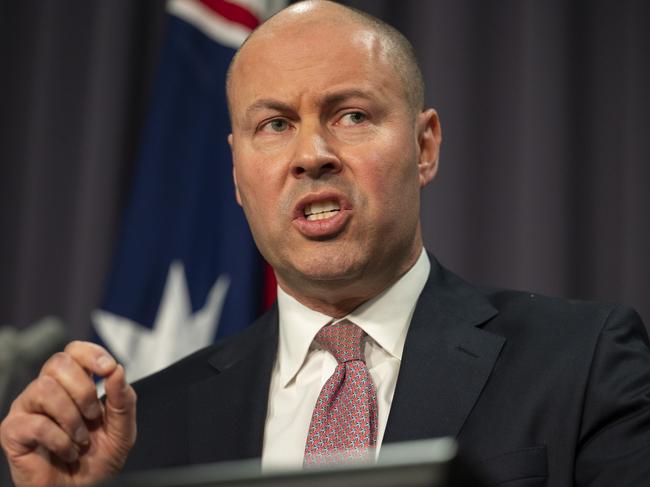 Treasurer Josh Frydenberg. Picture: NCA NewsWire/Martin Ollman