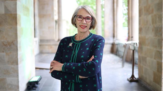 Lord Mayor Jane Lomax-Smith outside of Adelaide Town Hall. Picture: David Mariuz