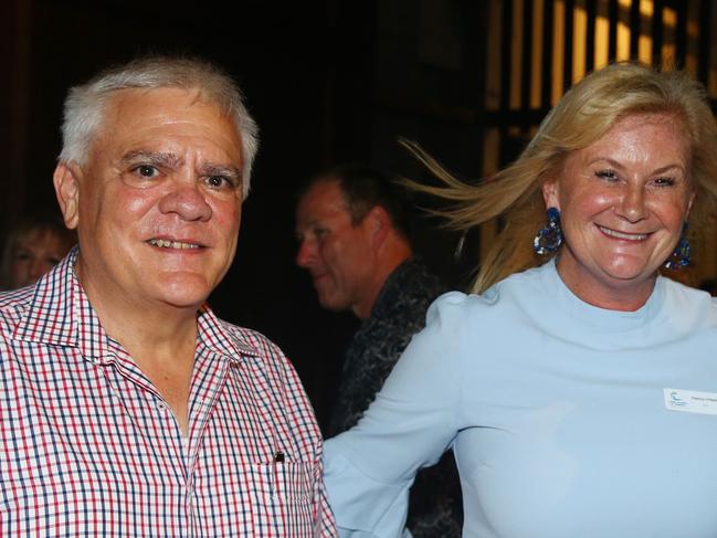 Richard Ireland, Patricia O'Neill and Nick Trompf at the Cairns Post 2019 client Christmas party, held at Hemingways Brewery, Cairns Wharf. PICTURE: BRENDAN RADKE