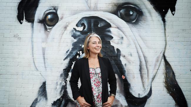 French Film Festival artistic director Karine Mauris at Bondi Beach. Picture: John Feder/The Australian