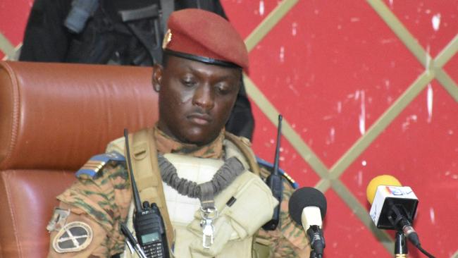 Burkina Faso's military leader Ibrahim Traore.